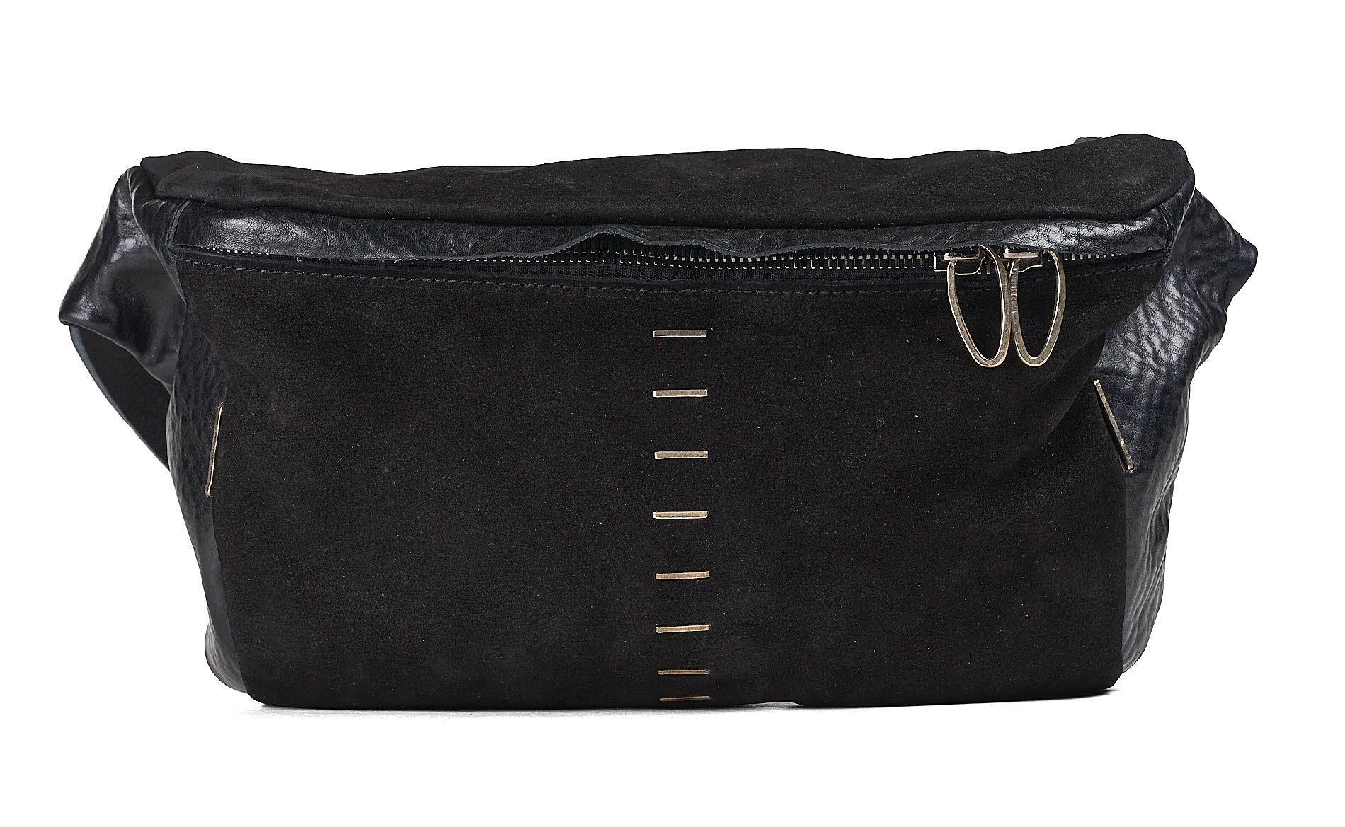 daniele basta leather and silver bags - FRONT